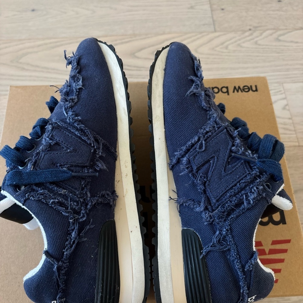 Miu Miu x New Balance Women’s 574 'Denim - Royal Blue' Size 8 - Picture 6 of 8